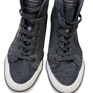 GBG Los Angeles GGorlia Women's Black Sparkle High Tops Size‎ 10